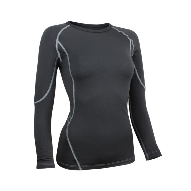 Womens Compression Merino 200 Long Sleeve Crew Neck Top