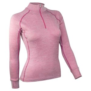 Womens MerinoFusion 190 Zip Neck