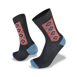 Mens Velo Bamboo Aztec Socks