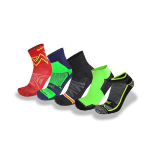 Mens Ultimate 5 Pair Run Sock Collection Medium