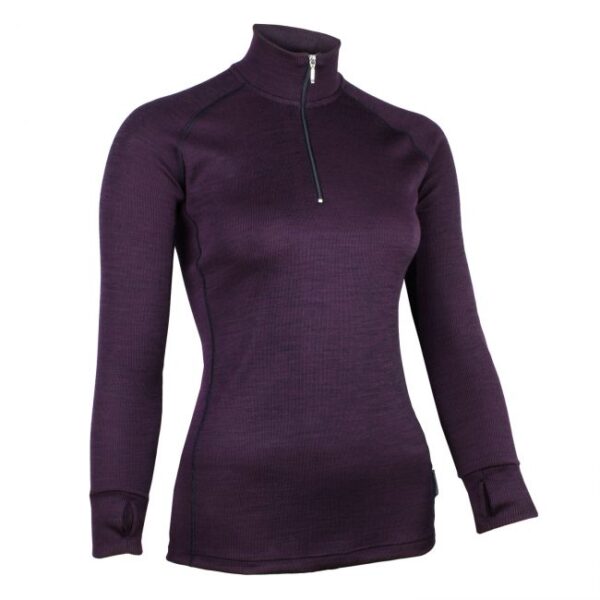 Womens MerinoFusion 190 Zip Neck