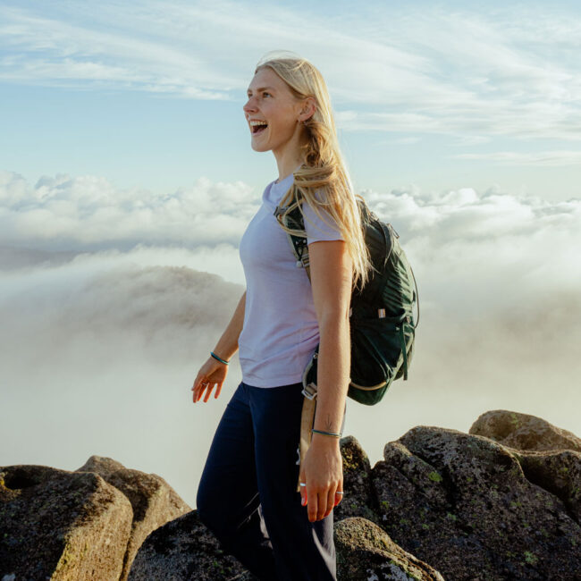 Womens Cool Merino 155 Hike Tee Top