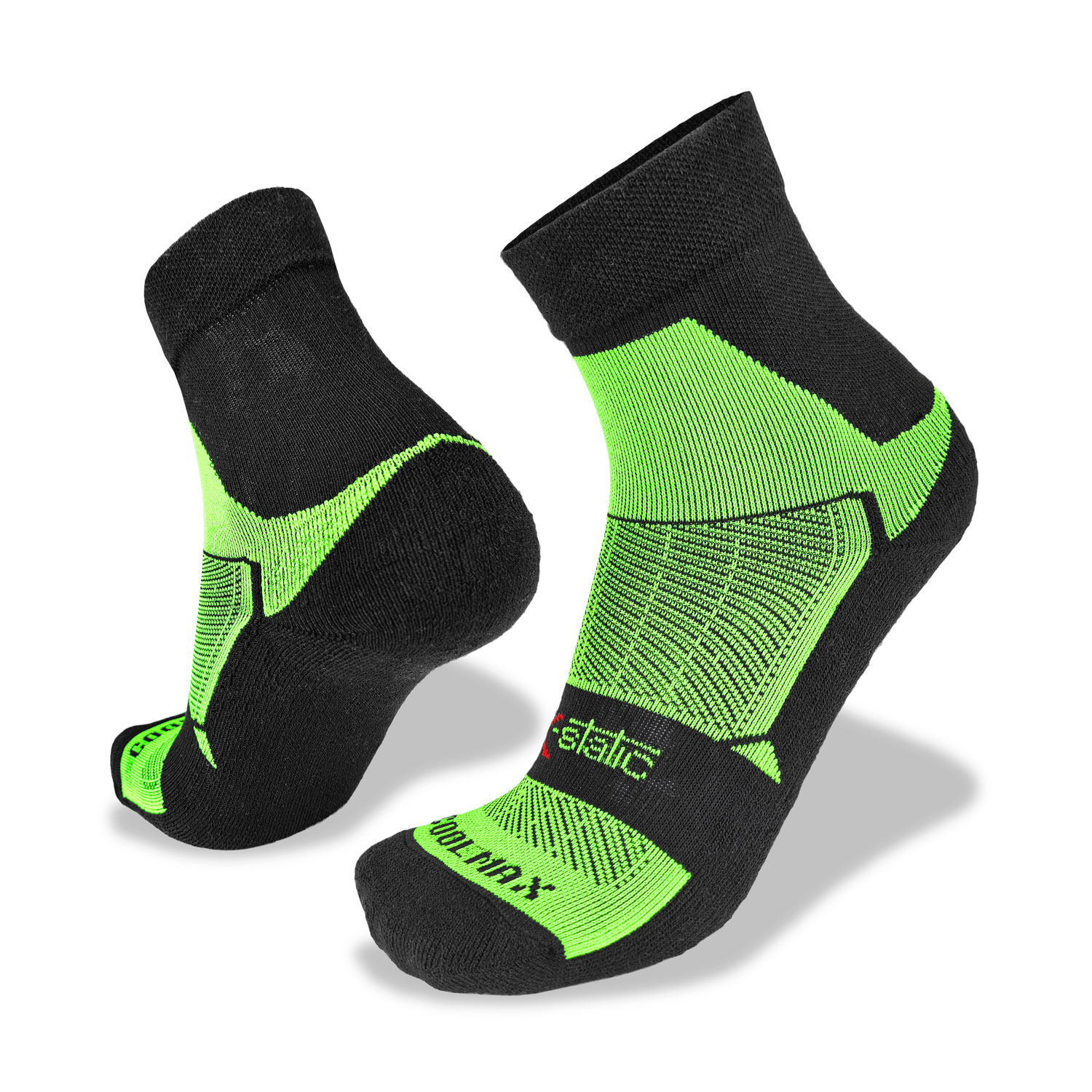 Mens Xstatic Race Socks Black/Lime