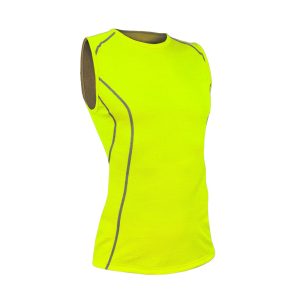 Mens Cool Merino Tank in Neon