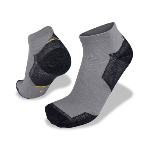 Mens Bamboo Runner Charcoal/Black Sock