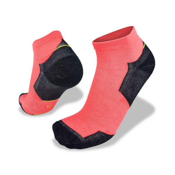 Mens Bamboo Runner Melon/Black Sock