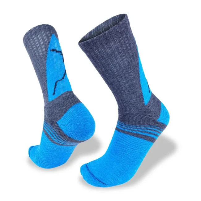 Grampians Peaks Hiker Socks in Trail Blue