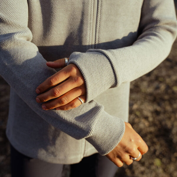 Womens Merino 600 Sphere Jacket Close Up