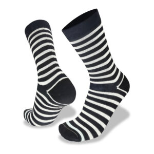 Cape to cape Black stripe socks