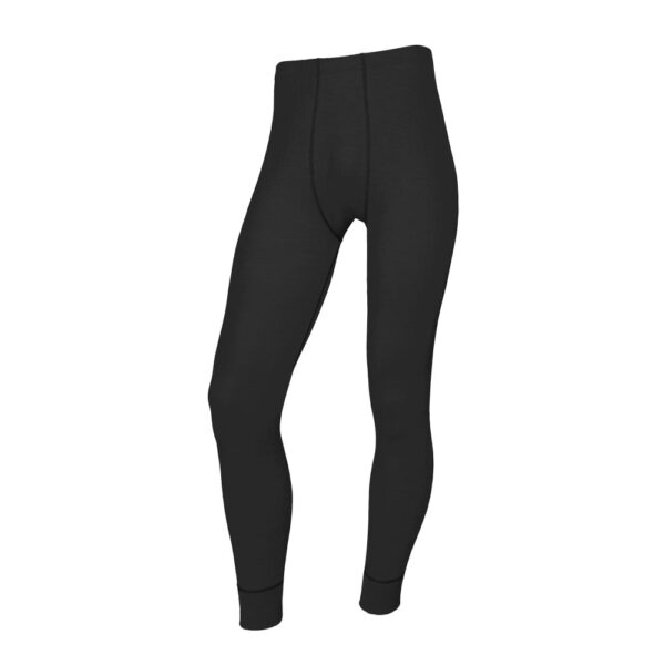 Mens Merino Fusion 190 Pure Black Leggings
