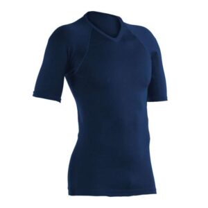 Mens PolyPRO+ 190 Short Sleeve V Neck - 3XL, Navy V Neck