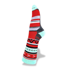 Womens Fusion Max Hiker Socks In Texcoco Red