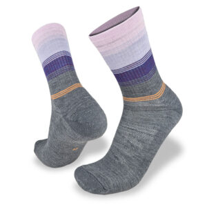 Womens Merino Fusion Light Trail Socks - Medium, Spectrum Pink