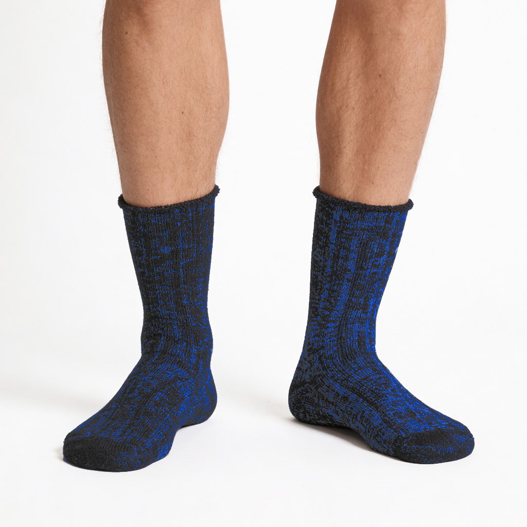 Mens Black Merino Fleece