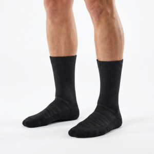 Mens Cape to Cape Relaxed Top Hiker Sock in Black