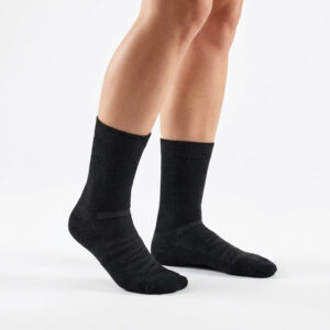 Womens Cape to Cape Relaxed Top Hiker Sock in Black