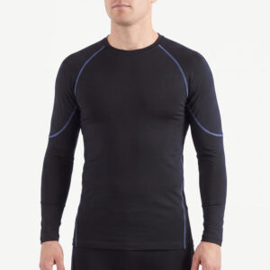 Mens Compression Merino 200 Long Sleeve Crew Neck Top