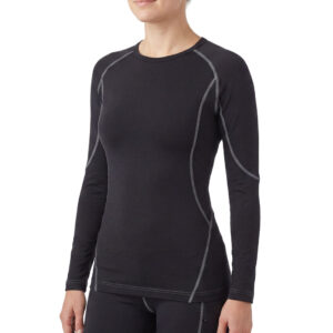 Womens Compression Merino 200 Long Sleeve Crew Neck Top