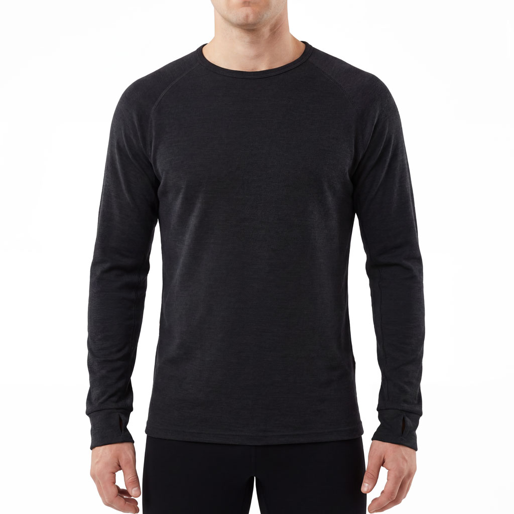 Mens MerinoFusion Duo 300 Long Sleeve Crew Neck Top