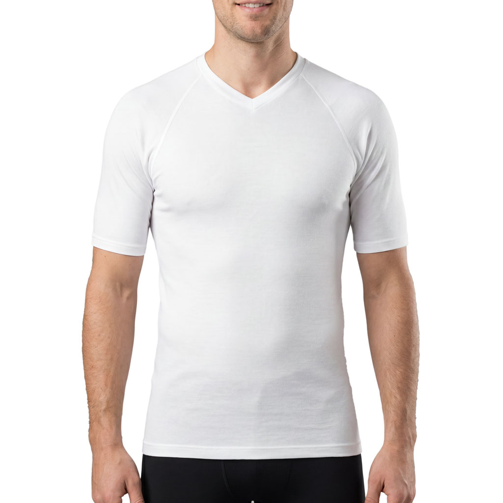 Mens PolyPRO+ 190 Short Sleeve V Neck Top