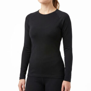 Womens Light Merino Long Sleeve Crew Neck Top