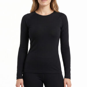 Womens Merino Max Long Sleeve Crew Neck Top