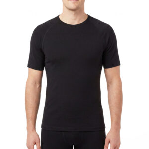Mens Merino Mid Short Sleeve Crew Neck Top