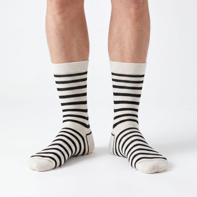 Cape To Cape Stripe Merino Light Hiker Socks