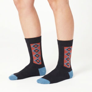 Mens Velo Bamboo Aztec Socks