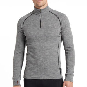 Mens MerinoFusion 190 Long Sleeve Zip Neck Top