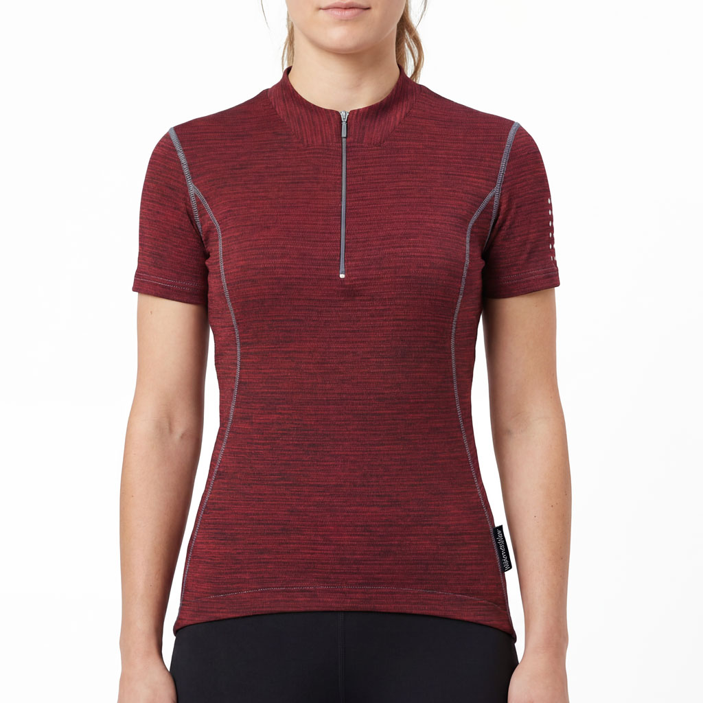Womens MerinoFusion Light 160 Short Sleeve Cycle Jersey Top
